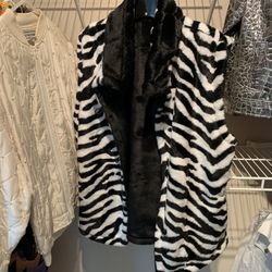 Zebra Pattern Vest