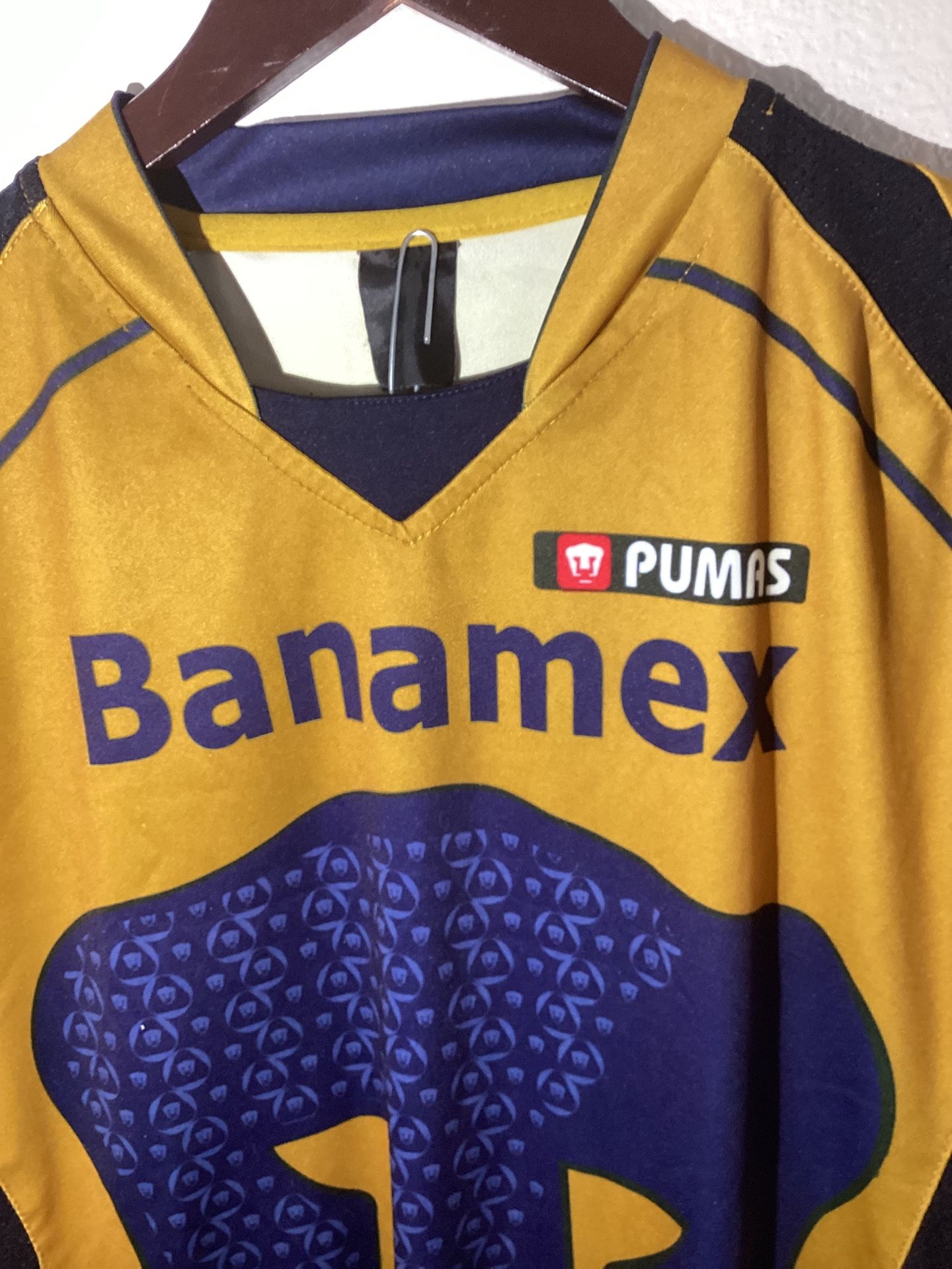 Mexico Banamex Pumas Unam Soccer League Men's Jersey Sz Medium