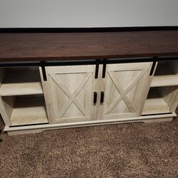 Barn Door Entertainment Center