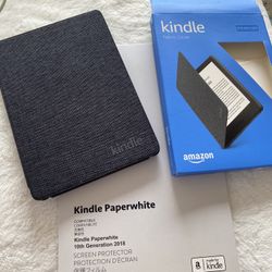 Kindle Fabric Cover And Screen Protector 