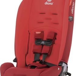 Diono Radian 3R, 3-in-1 Convertible Car Seat, Rear Facing & Forward Facing, 10 Years 1 Car Seat, Slim Fit 3 Across, Red Cherry
