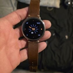 Amazfit Active 2 Smartwatch  with Leather Band