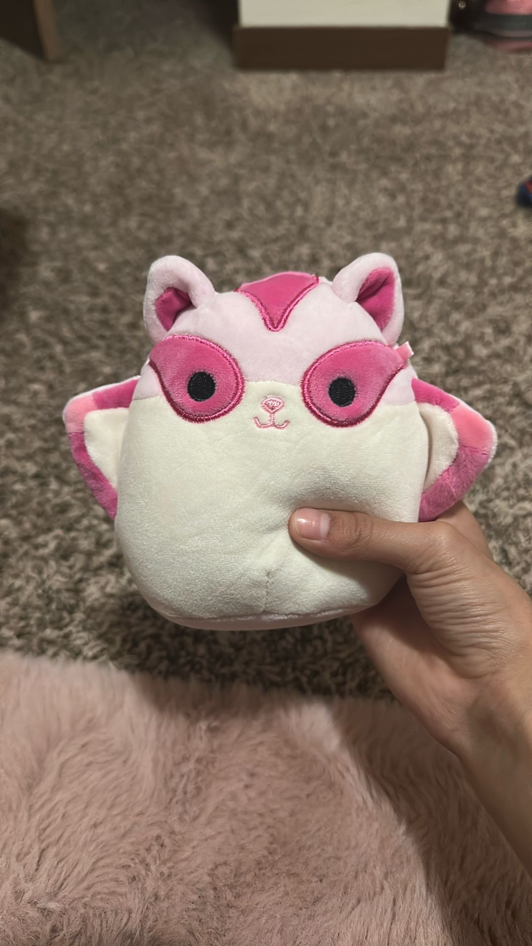 Lil Pink Raccoon Squish Mallows