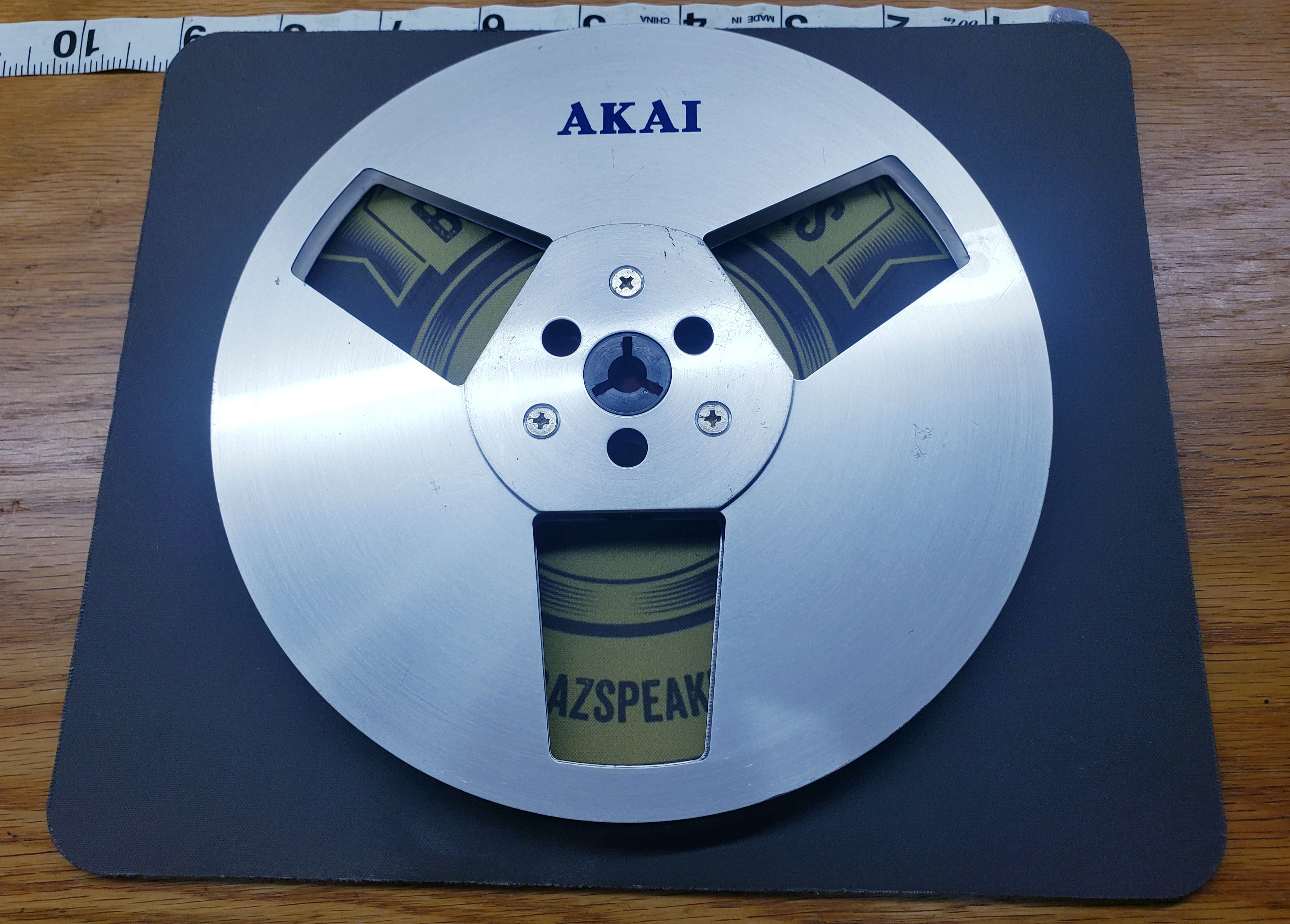 7 AKAI R-7M Metallic Take Up Reel Blue Label & Ampex 20:20 7 inch for  Vintage Reel-Reel for Sale in Mesa, AZ - OfferUp