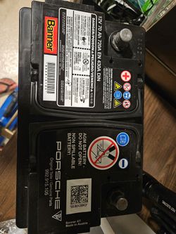 Porsche OEM AGM Battery 992.(contact info removed)00