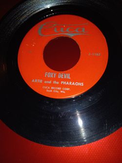 45 Record Artie And The Pharaoh's Foxy Devil And I'll Take Care Of You