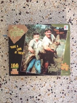 The Crocodile Hunter 100 piece puzzle