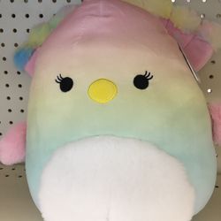 Squishmallow Briannika 11” Easter Peacock 