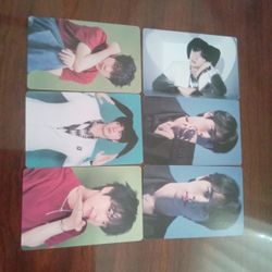 6 Bts Jin Photocards 