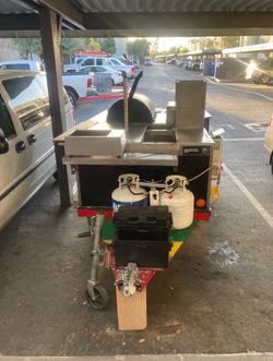 Fully Equipped Food Cart Trailer – Grill + Fryer – Ready for Business 🔥
