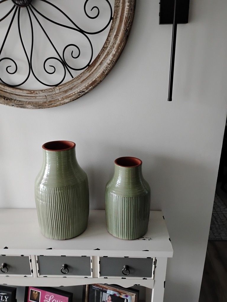 Two Heavy Vase