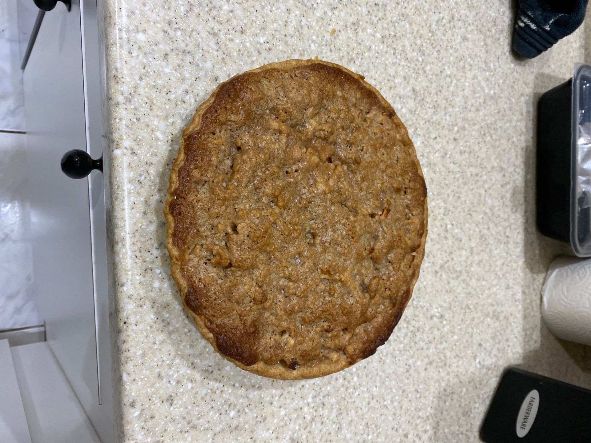 Fresh apple crumble pie not Free