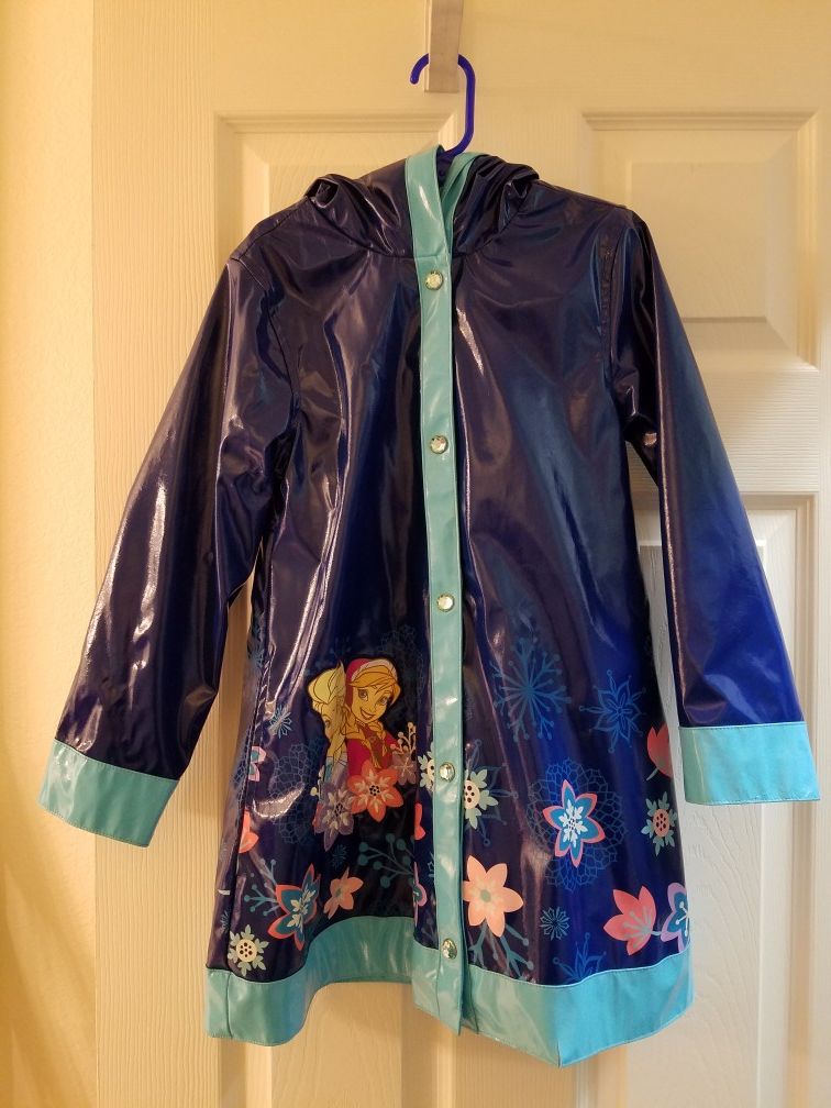 Matching Disney Frozen Raincoat, boots, and Umbrella