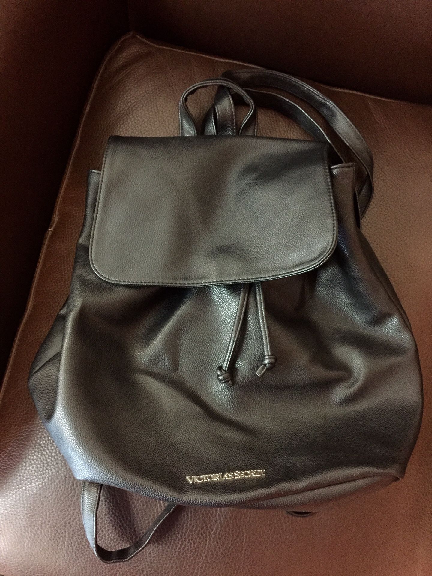 Victoria’s Secret black backpack purse