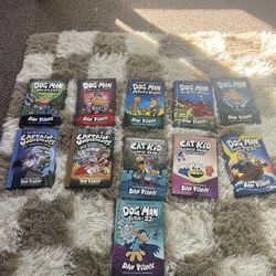 Dog man, Cat Kid And Captain Underpants Bundle