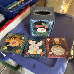 Tissue Box Interchangeable For The Seasons 