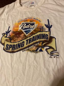 2008 San Diego Padres Cactus League Spring Training Shirt Size Medium Adult