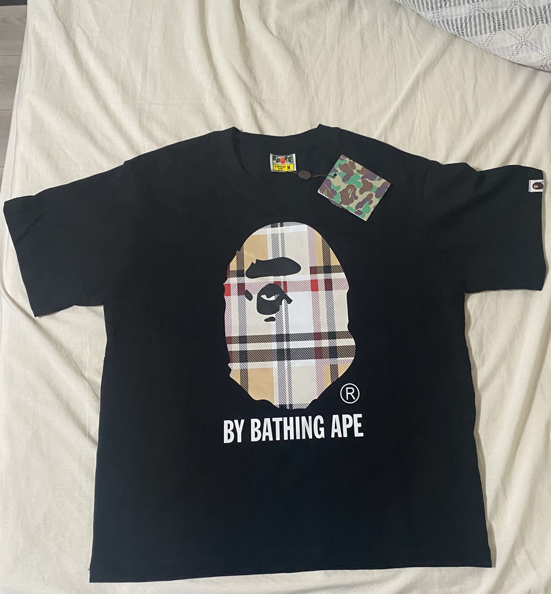 bape burberry shirt