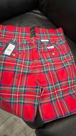 Boy plaid vineyard pants size 14