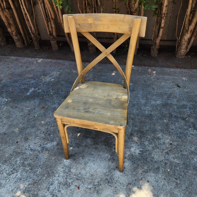 Wood Farmhouse Dining Room Chair