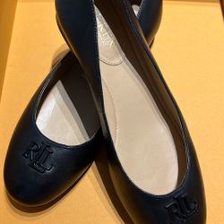 Ralph Lauren Flats Black 