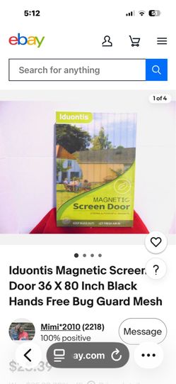 Magnetic Screen Door