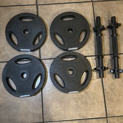 Dumbbell Weight Set  (20 lb Total Weight)
