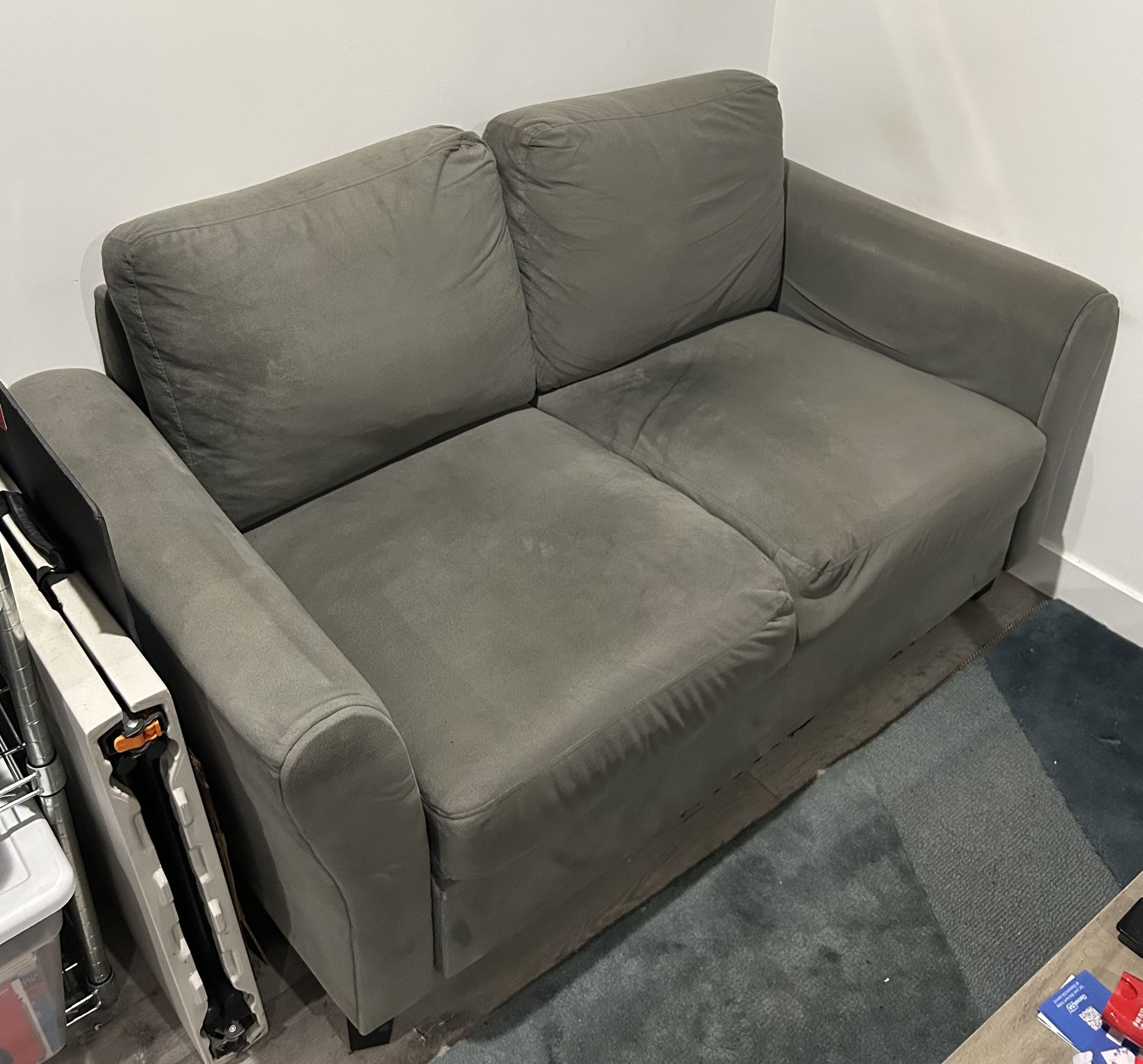Gray Loveseat