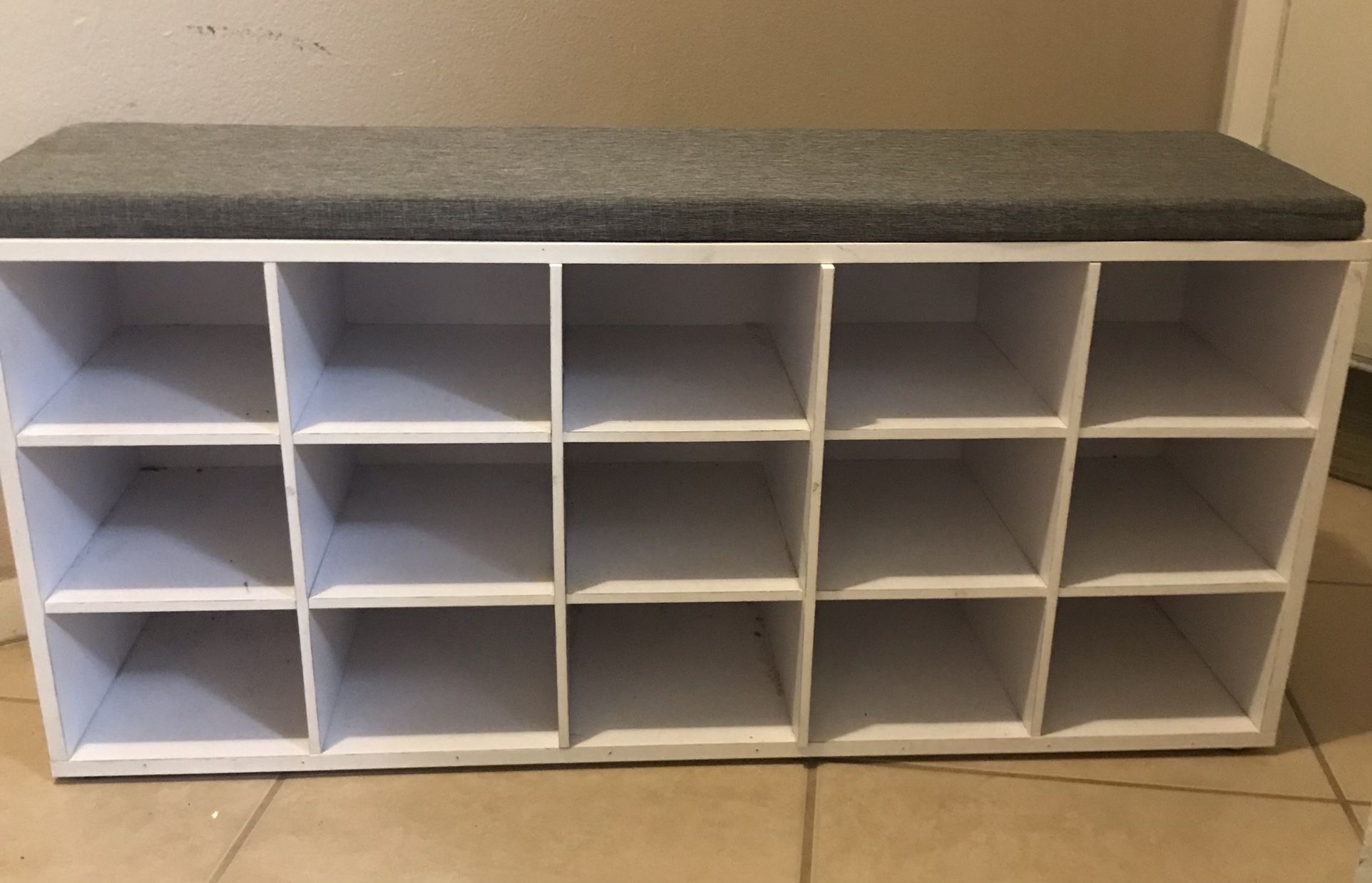 “”SHOE’S”” Organizer With Cushion!!!