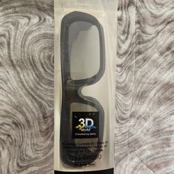 Black 3D Glasses Sony