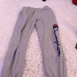light grey sweatpants