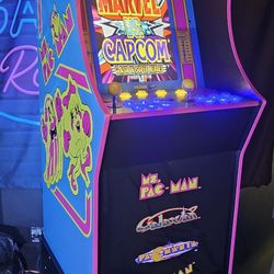 Retro Gaming Ms Pac Man Arcade 1up With Over 15,000 Video Games 
