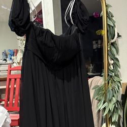  Plus Size 2xx-18 Dress - Long Black - New 