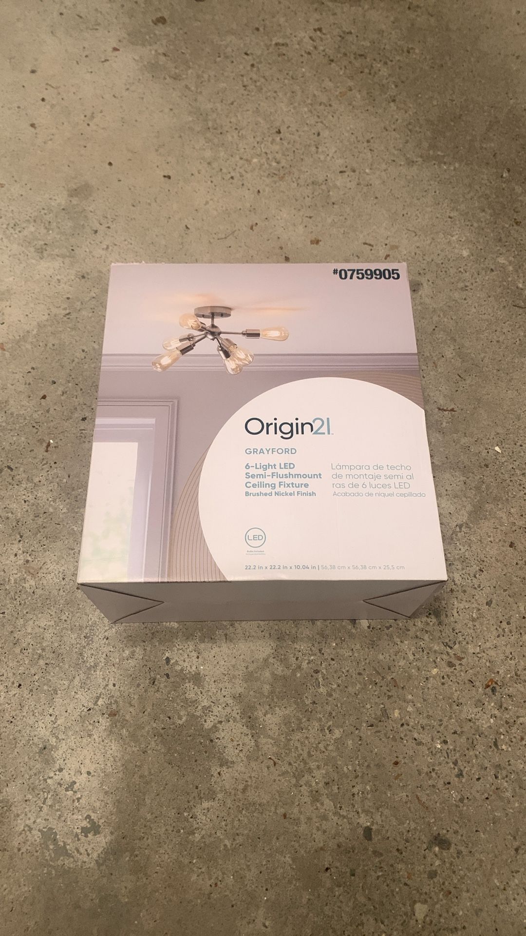 Semi FLushmount Ceiling Light