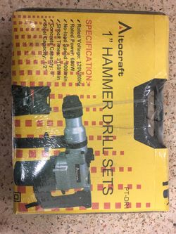 1” Hammer drill sets