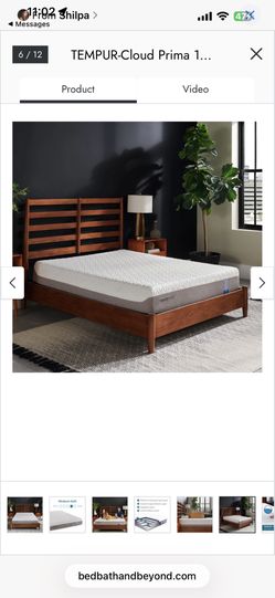 Tempur Pedic Cloud Prima Full Mattress + Foundation