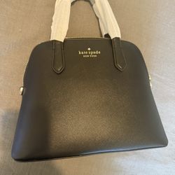 Brand New Black Kate Spade Medium Dome Satchel