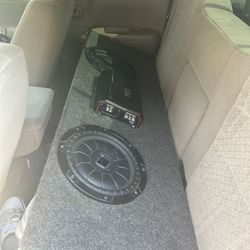 2 Boss 10 Inch Subs With Amp And Box 