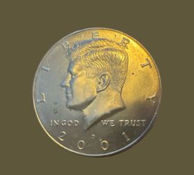 D Mint Mark; 2001 Raw Kennedy Half Dollar!!!! Looks To Be Mint State