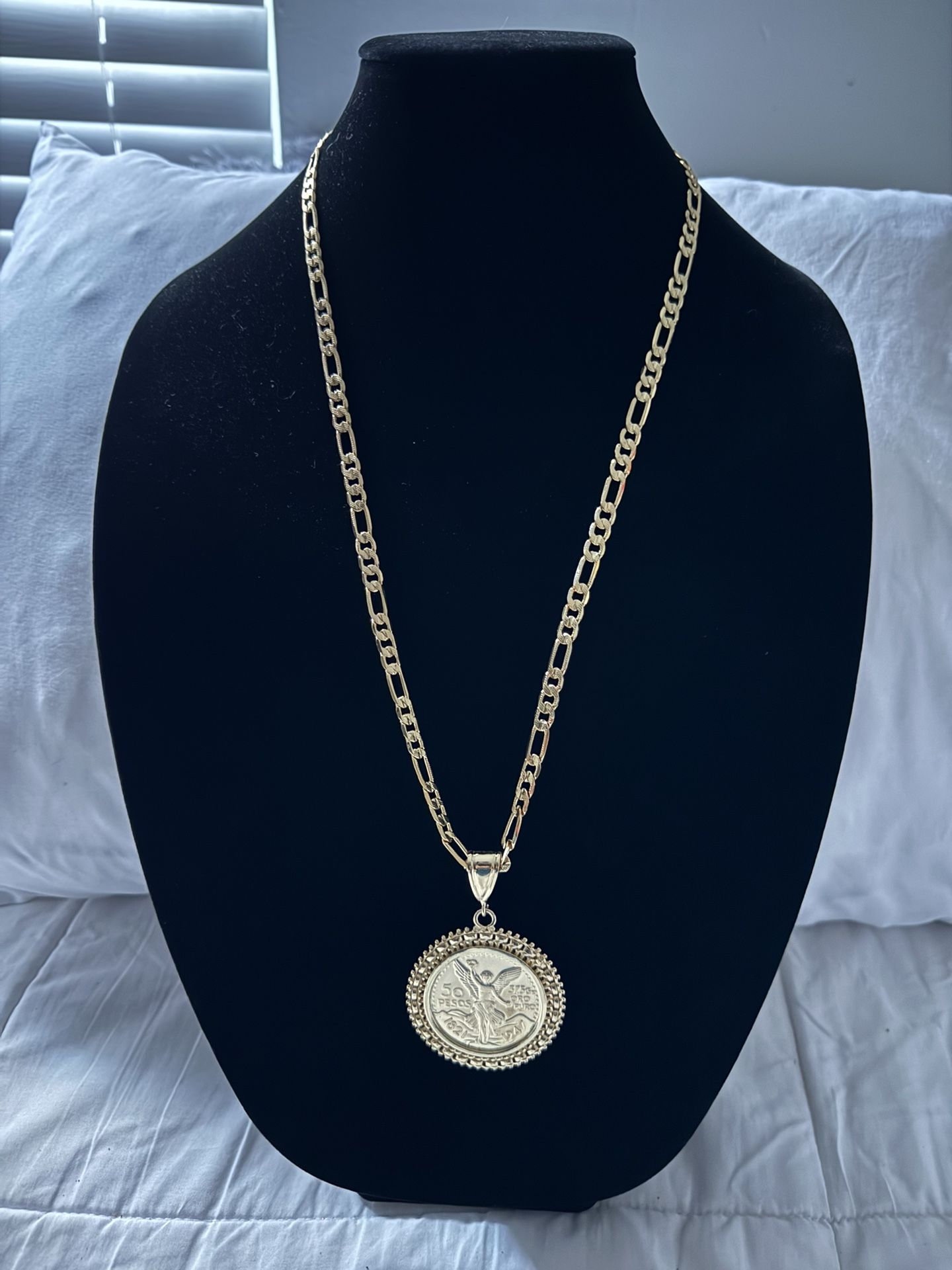 New Unisex 14 KT. Gold Plated Centenario