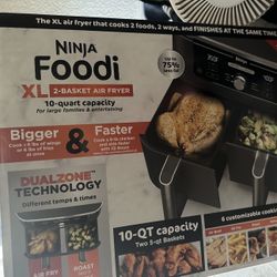 Ninja Foodi XL 2 Basket Air Fryer
