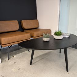 Leather Reception Chairs 