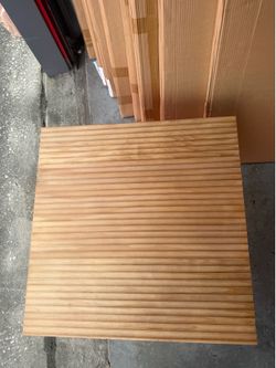 2ft x 2ft Fluted Wood Wall Panels