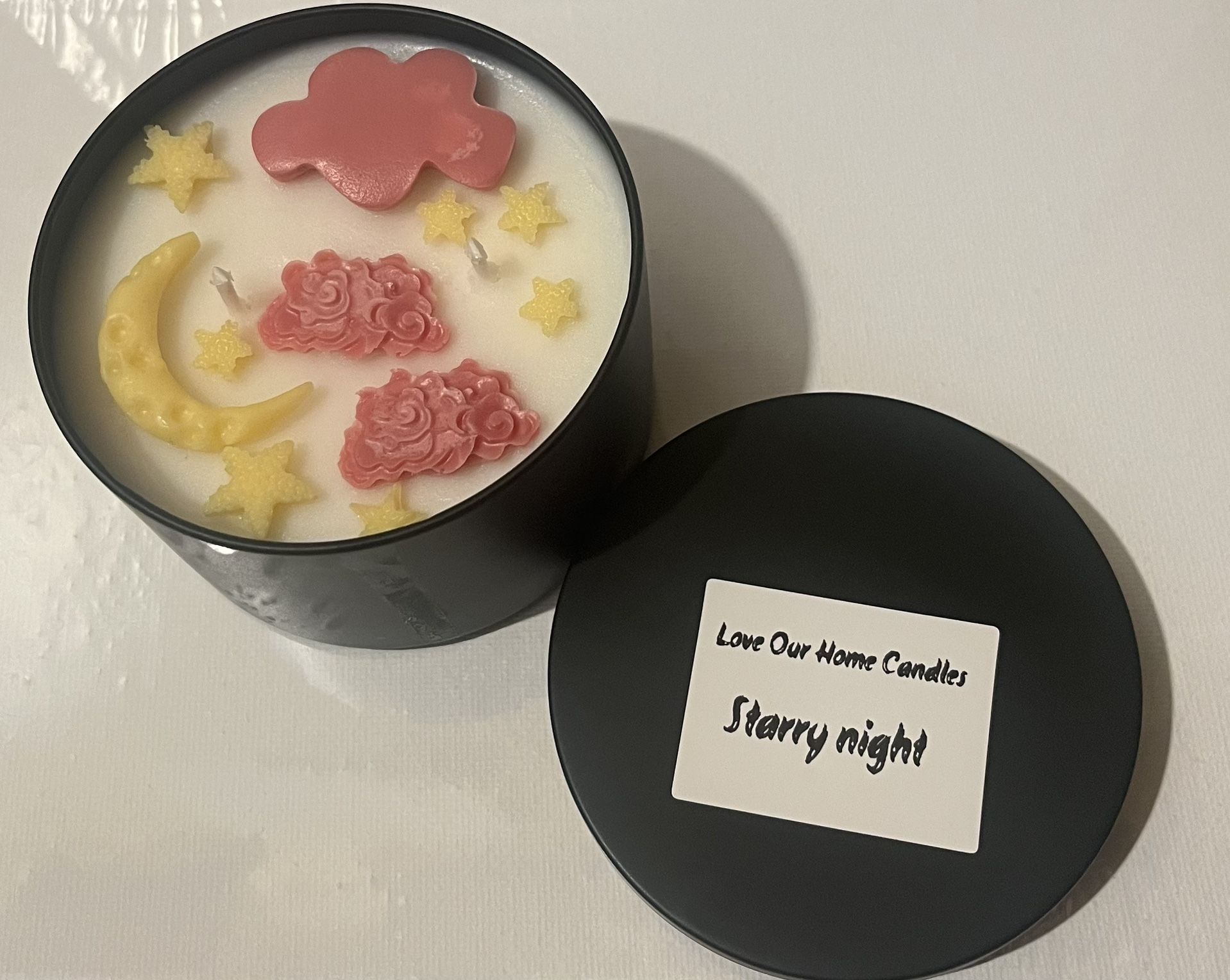 Starry Night Candle