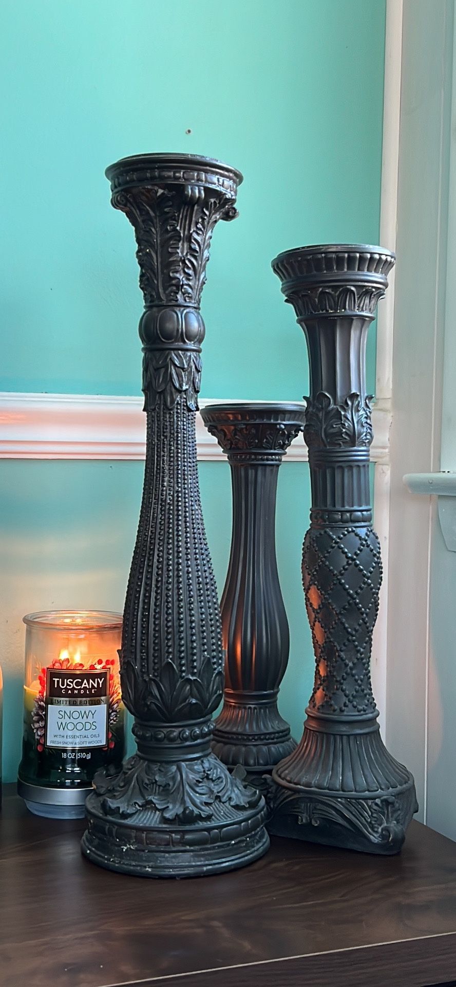 Fitz And Floyd Candle Pillars