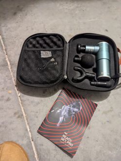 Ready Set Pro Massage Gun with Case and Attachments