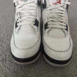 Jordan 4 White Cement