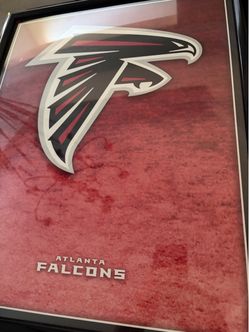 Atlanta Falcons or Braves Framed Logo Print