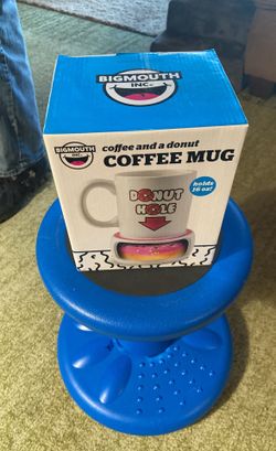 Nib Coffee Mug And Donut Mug. 