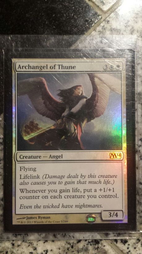 Magic the Gathering- *Foil* Archangel of Thune 5/249
